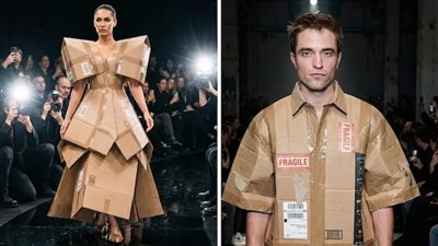 انتشار صور لفساتين كرتون Balenciaga تثير حالة من الجدل.. ما القصة؟