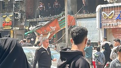 إصابة 3 أشخاص إثر حريق مطعم كشري هند بالحوامدية