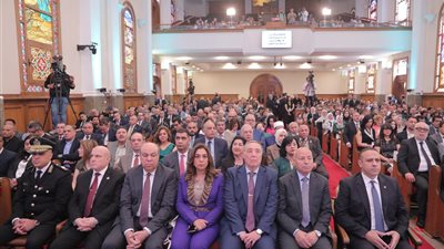 الإنجيلية تحتفل بعيد القيامة المجيد بمصر الجديدة بحضور رئيس الطائفة ومشاركة رموز الدولة