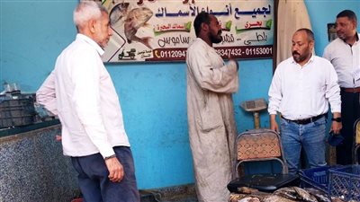 إعدام 120 كيلو جراما من الأسماك المملحة غير الصالحة للاستهلاك الآدمي خلال حملات تفتيشية في أسوان 