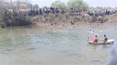 في شم النسيم.. غرق شاب ببحر مويس في كفر صقر بالشرقية وجارٍ البحث عن الجثمان