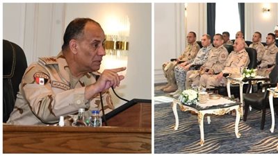 وزير الدفاع يلتقي دارسي الأكاديمية العسكرية وطلبة الكليات والمعاهد العسكرية