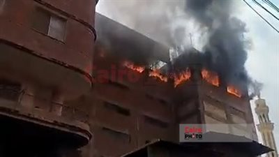 إصابة 5 أشخاص إثر حريق مصنع مفروشات ونسيج بالمحلة الكبرى