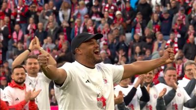 كومباني بعد التتويج بلقب الدوري الألماني: موسم مذهل ولكنه لم ينتهي بعد