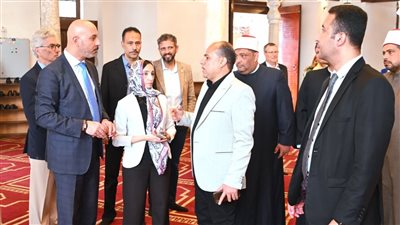 محافظ البحيرة ووفد الاتحاد الأوروبي يتفقدون مسجد المحلى ومنزل الأماصيلي وطاحونة أبو شاهين