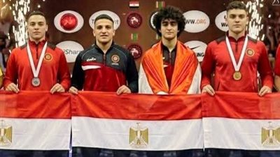 محافظ كفرالشيخ يهنئ بطل المصارعة محمد عبد الرحمن لفوزه بفضية إفريقيا