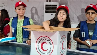 القومي للطفولة ينظم زيارة للهلال الأحمر لتعريف الصغار بدوره الإنساني في الإغاثة