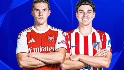 القنوات الناقلة لـ بث مباشر مباراة أرسنال وأتلتيكو مدريد اليوم في نصف نهائي دوري الأبطال 2025/2026 والتشكيل 
