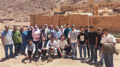  490 سائحًا وزائرًا في زيارة روحانية لمدينة سانت كاترين ومقدساتها الدينية والتاريخية
