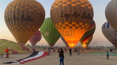 عودة رحلات البالون الطائر في الأقصر.. وتسيير 60 رحلة تقل 1500 سائح