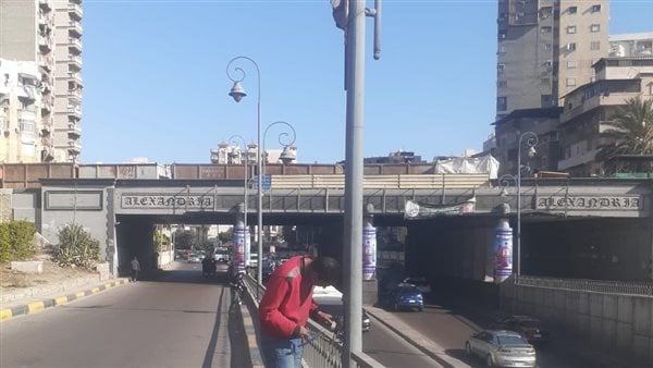 تعزيز منظومة الإضاءة العامة بحي وسط الإسكندرية ضمن خطة تطوير الشوارع والميادين