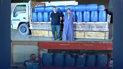 المتهمين والمضبوطات 