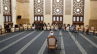  وزير الأوقاف يستقبل وفدًا من علماء باكستان بمسجد مصر