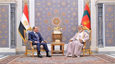 الرئيس السيسي وسلطان عمان 