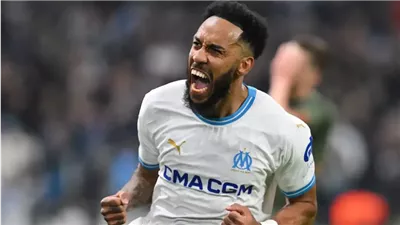 الجابوني بيير إيمريك أوباميانج لاعب أولمبيك مارسيليا
