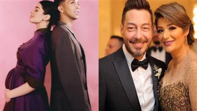 أحمد زاهر وزوجته هدى وابنته ليلى وزوجها هشام جمال 