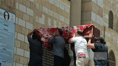 جثمان والدة الموزع جلال فهمي    