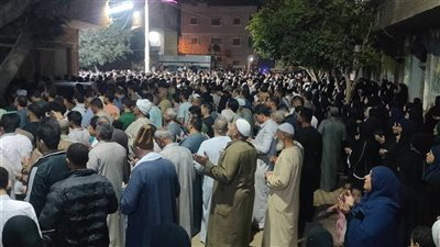 تشييع جثمان شاب لقي مصرعه في مشاجرة بالقليوبية