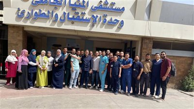بمناسبة يومهم العالمي.. تكريم هيئة التمريض بمستشفى الاستقبال والطوارئ الجامعي بالمنيا