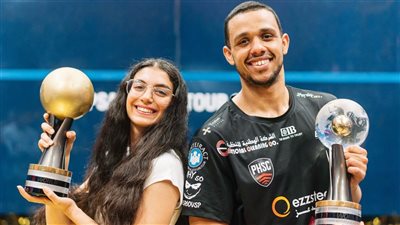 وزير الرياضة يهنئ أمينة عرفي ومصطفى عسل بعد تتويجهما ببطولتي العالم في الاسكواش