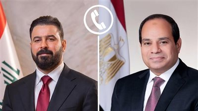 الرئيس السيسي يجري اتصالًا هاتفيًا مع علي فالح الزيدي رئيس وزراء العراق الجديد