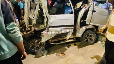  حادث تصادم سيارة نقل مياه