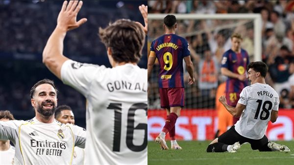برشلونة يخسر من فالنسيا 3-1 في ختام الدوري الإسباني.. وريال مدريد يفوز على بلباو 4-2