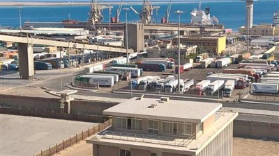 تداول 3300 طن و306 شاحنات بضائع عامة ومتنوعة بموانئ البحر الأحمر