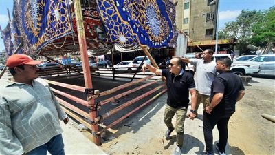 حملة مكبرة لإزالة المخالفات بالتجمع الأول في القاهرة الجديدة