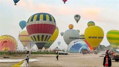في آخر يوم قبل إيقافه صيفًا.. إلغاء رحلات البالون الطائر بالأقصر اليوم لسوء الأحوال الجوية