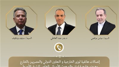 وزير الخارجية يبحث مع نظيره الإيراني والمبعوث الأمريكي للشرق الأوسط جهود خفض التصعيد بالمنطقة