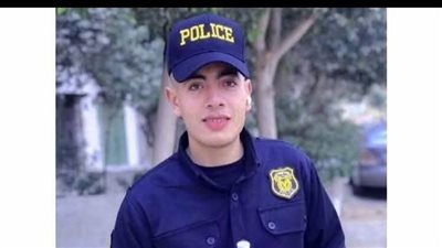 ننشر صورة معاون الشرطة أحمد رضا البحيري شهيد الواجب في حريق جراچ سيارات بمنطقة العجمي بالإسكندرية