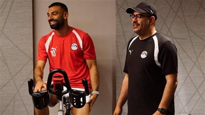 تدريبات استشفائية وبدنية للاعبي منتخب مصر بفندق الإقامة| صور