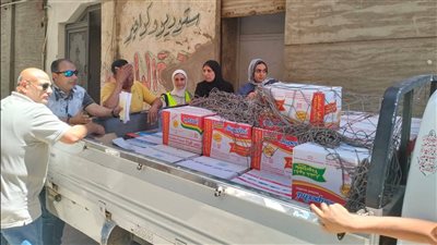 ضبط 2400 كيس إندومي ولحوم فاسدة في حملة تموينية مكبرة بكفر الشيخ 