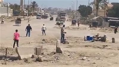 قرارات فورية من جهات التحقيق بشأن واقعة تعدي بائع عربة فول وآخرين على حملة إزالة بالإسكندرية