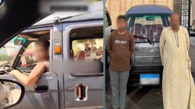 والده شعر بإعياء.. الداخلية تكشف تفاصيل قيادة صغير لسيارة فان بالهرم