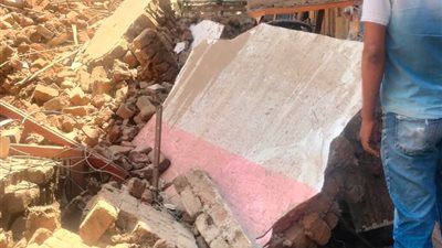 دون إصابات.. انهيار جزئي لمنزل قديم في جزيرة الخزندارية بسوهاج