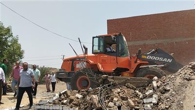 بنسبة إنجاز 95.58%.. المنيا تحصد المركز الثاني على مستوى الجمهورية في إزالة التعديات بالموجة الـ29