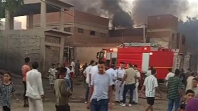 اندلاع حريق داخل مخزن في كرداسة بالجيزة.. والحماية المدنية تسيطر