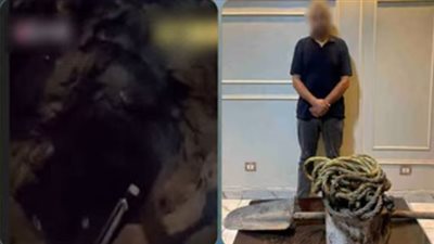الداخلية تكشف ملابسات فيديو التنقيب عن الآثار وتضبط عاطلًا بالمنوفية