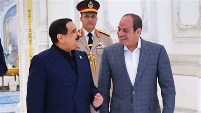 الرئيس السيسي يودع ملك البحرين بمطار العلمين في ختام زيارته إلى مصر