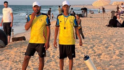 فرق إنقاذ «الشباب والرياضة» تواصل تأمين شواطئ شمال سيناء