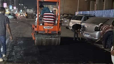 الجيزة تواصل رفع كفاءة الطرق.. ترميم حفر المرافق وصيانة المطبات وتطوير أسفل كوبري 15 مايو وميدان الشجرة