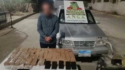 ضبط كمية كبيرة من مخدر الحشيش بحوزة أحد العناصر الإجرامية بسيناء