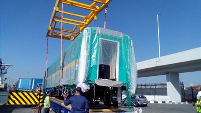 بمميزات فائقة.. وصول خامس قطار مترو أنفاق من كوريا للعمل بالخط الثالث (صورة)