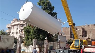 وصول محطة أكسجين كاملة لمستشفى الصدر بإدفو