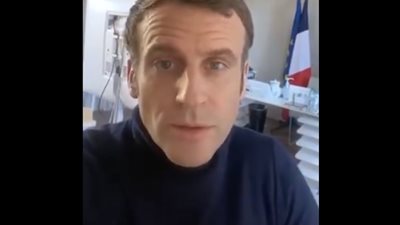 ماكرون من داخل العزل: أنا بصحة جيدة