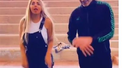 مي حلمي ترقص مع عصام الحضري على مهرجان 