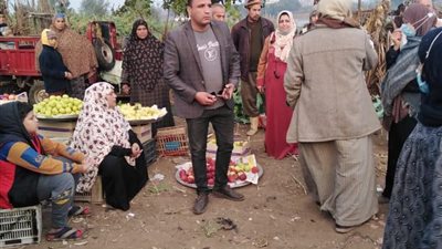 لتسببه فى اختناقات مرورية.. نقل سوق قرية المنشأة الكبرى بقرية كفر شكر بالقليوبية (صور)