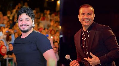 عمرو دياب عن غناء مصطفى حجاج 